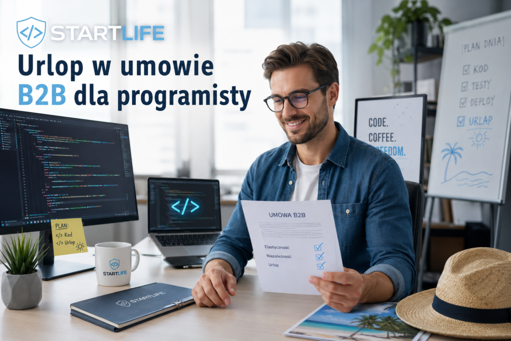 Urlop w umowie B2B dla programisty